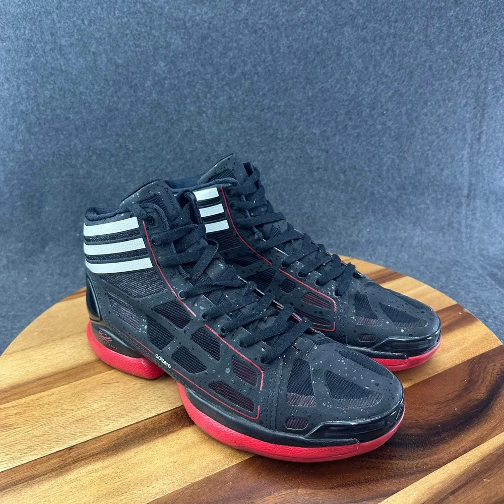 Adidas Adizero Crazy Light D Rose PE Black Red White G22389 Mens Size 9.5